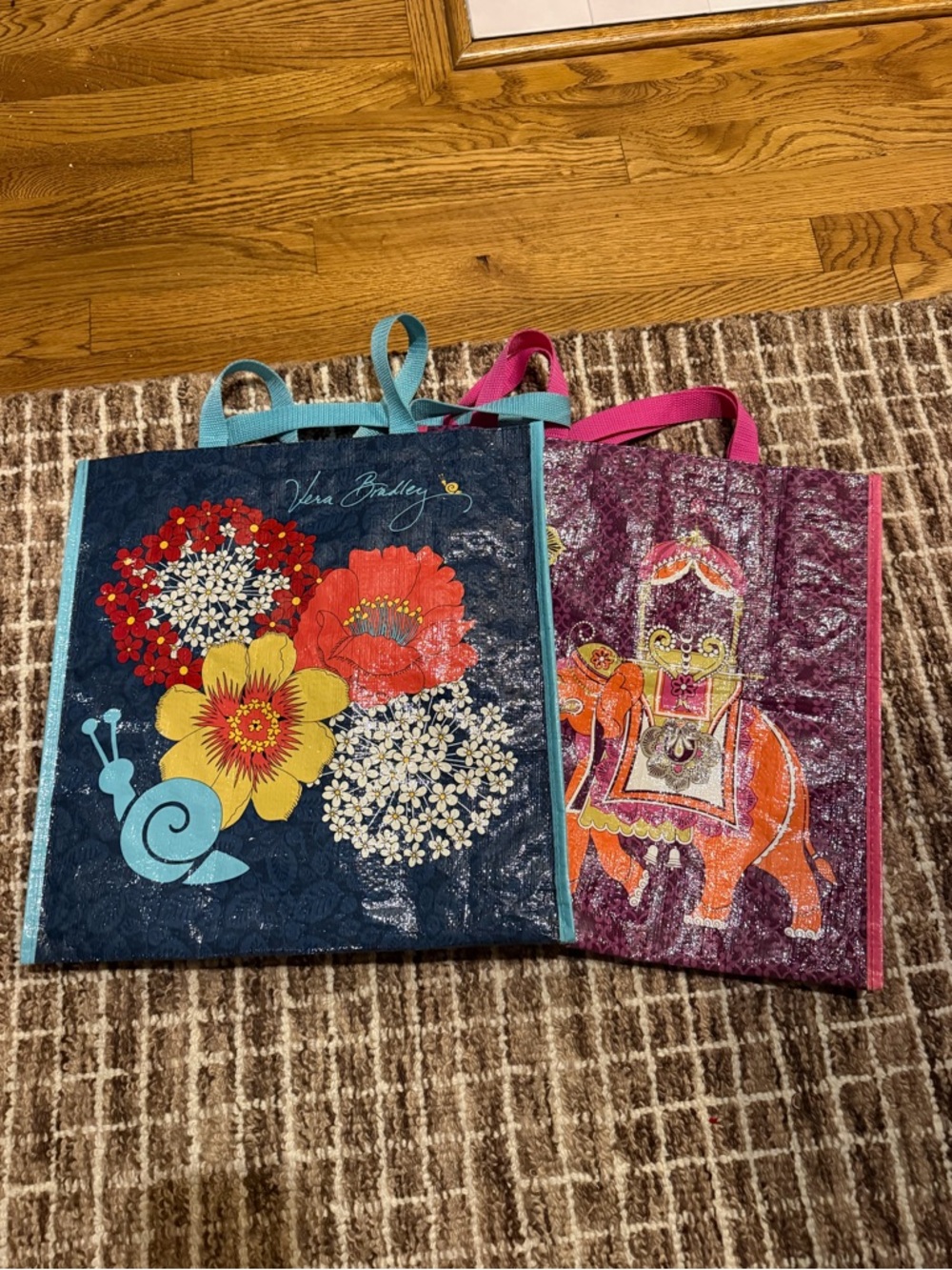 Reusable Vera Bradley Shopping Bags